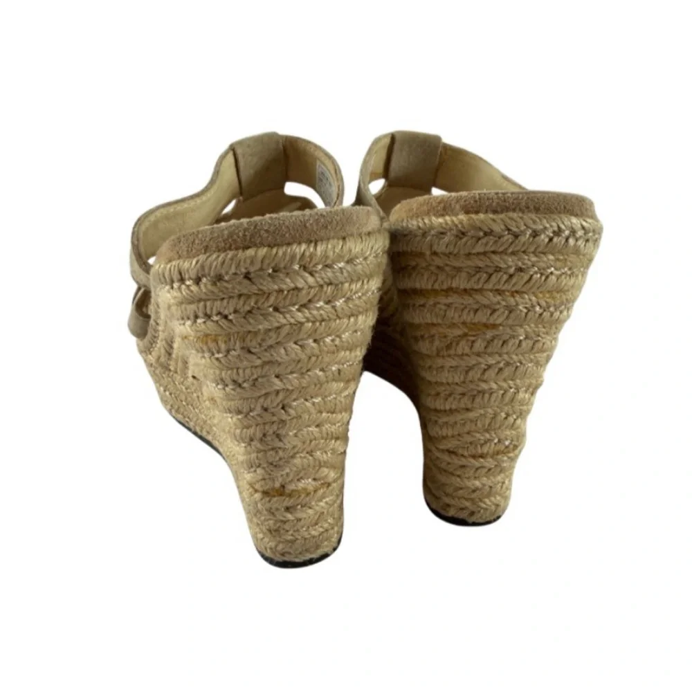 UGG Women's Tan Suede Wedge Sandals - size 7.5